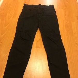 J Brand Black skinny jeans size 26